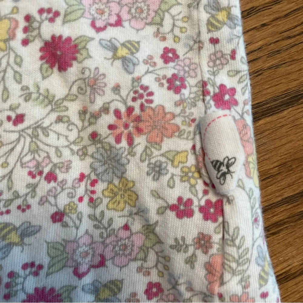 Burt's Bees Baby Floral Print Kids open back Blouse kids 6-9 months